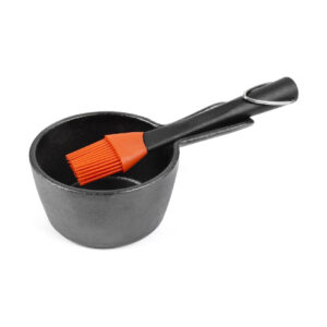 Olla de Fierro Vaciado con Brocha